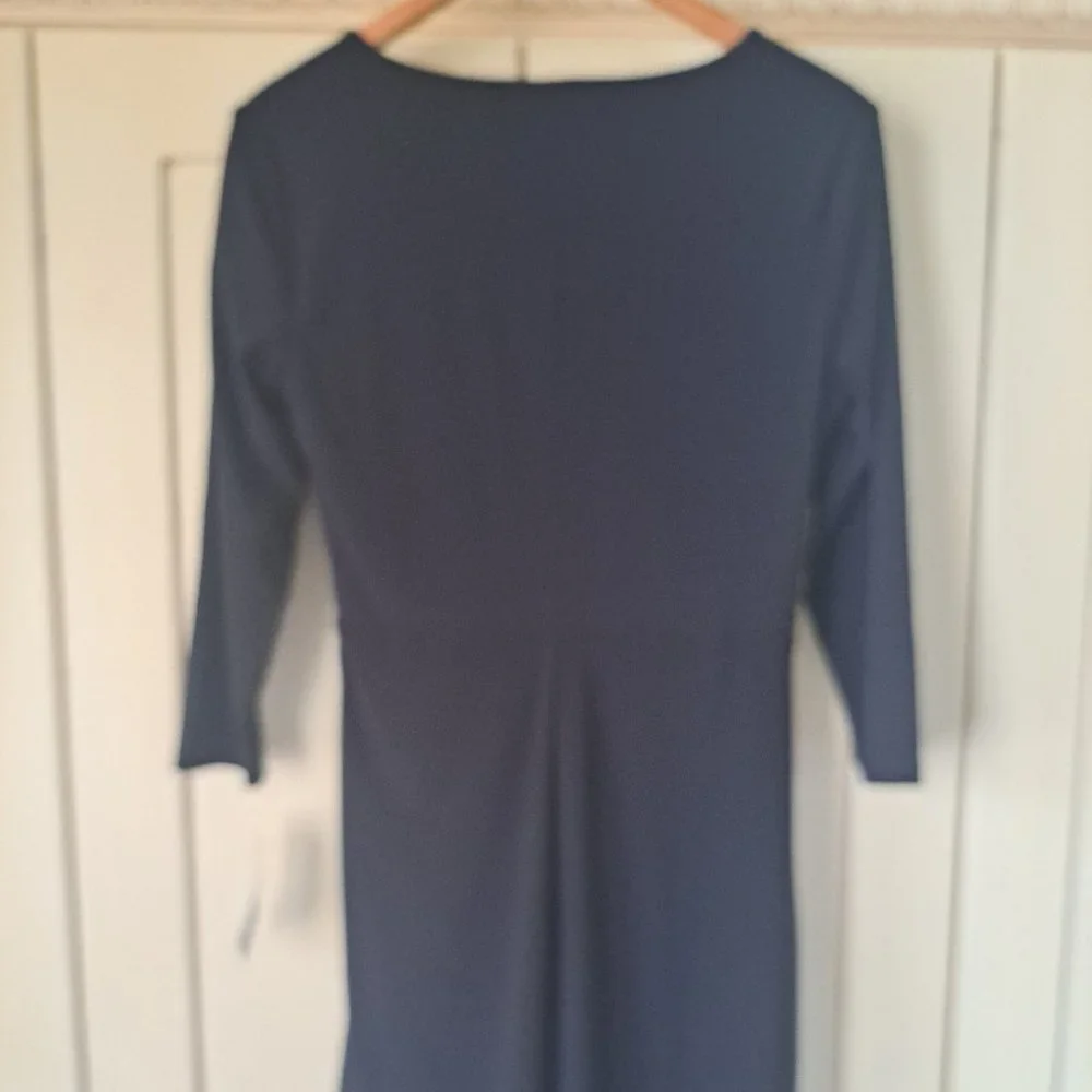 NWT Lauren Ralph Lauren women's black surprise sheath dress Size 10P - Picture 5 of 10
